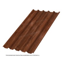 Профнастил стеновой С-44x1000 ECOSTEEL текстурированный 0.5 Мореный Дуб