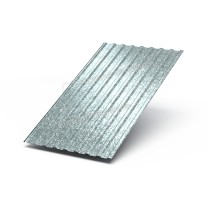 Профнастил стеновой МП-20х1100 Цинк 0.35 Zn