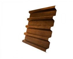 Профнастил кровельный GL-60R Print Premium 0.45 Golden Wood