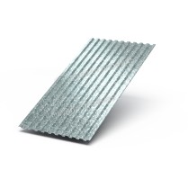 Профнастил стеновой C-21х1000 Цинк 0.6 Zn
