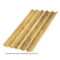 Профнастил стеновой С-44x1000 ECOSTEEL 0.5 ЗолотойДуб