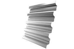 Профнастил кровельный GL-H75R Цинк 0.8 Zn